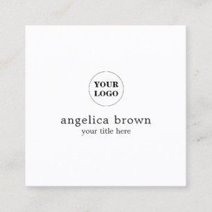 Carte de visite customisé par minimaliste