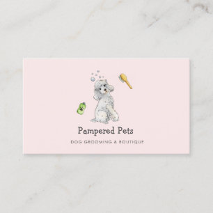 Carte De Visite Cute Chien toilettage Animaux de compagnie