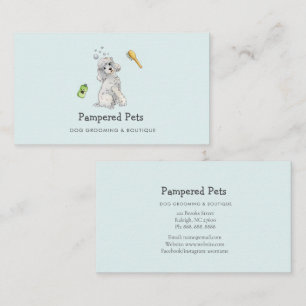 Carte De Visite Cute Chien toilettage Animaux de compagnie Boutiqu