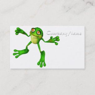 Carte De Visite Cute Froggy verte