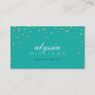 Carte De Visite CUTE mini confetti or brillant parties scintillant