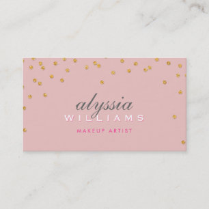 Carte De Visite CUTE mini confetti or brillant parties scintillant