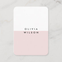 Cute moderne minimaliste rose blanc