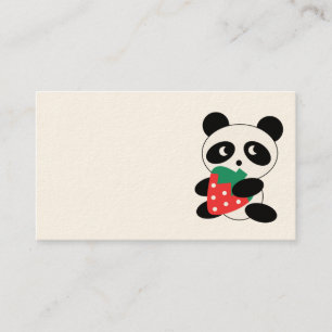 Carte de visite Cute Panda