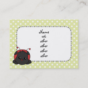 Carte De Visite Cutie Ladybug