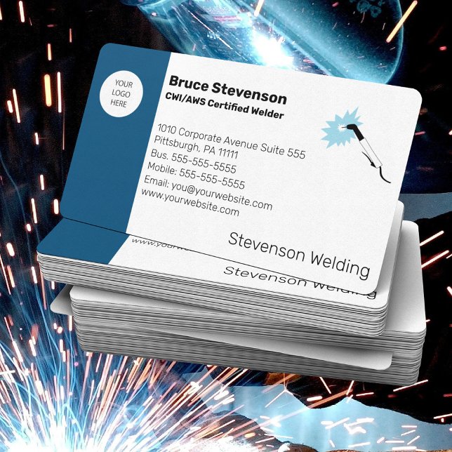 Carte De Visite CWI | AWS Certified Welder (Créateur téléchargé)