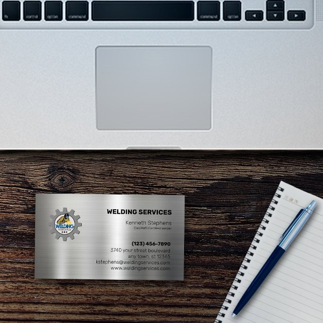Carte De Visite CWI | AWS Certified Welder (Créateur téléchargé)
