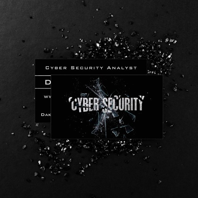 Carte De Visite Cyber Sécurité Données Moderne Professionnel Minim (Créateur téléchargé)