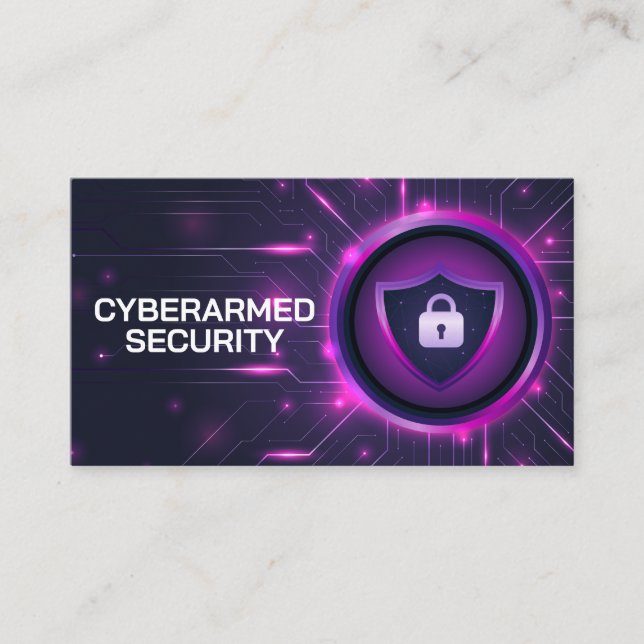 Carte De Visite Cybersécurité (Devant)