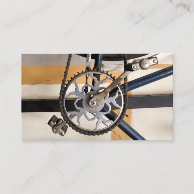 Carte De Visite CYCLE vintage (Devant)