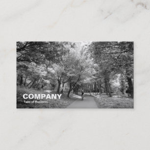 Carte De Visite Cycle Way B&W