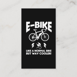 Carte De Visite Cyclisme en ligne Vélo électrique
