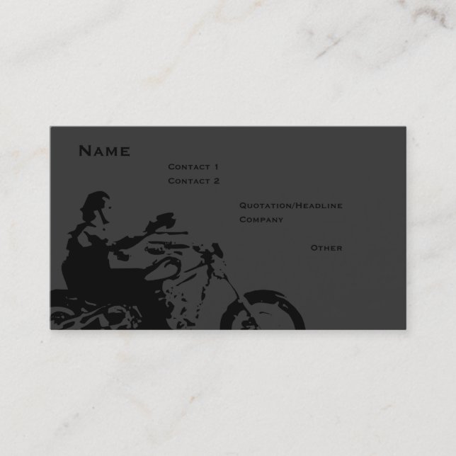 Carte De Visite Cycliste (Devant)