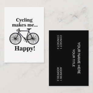 Carte De Visite Cycliste Cyclisme Cycliste Vélo
