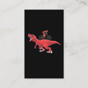 Carte De Visite Cycliste de randonnée à vélo Dinosaur Mountain
