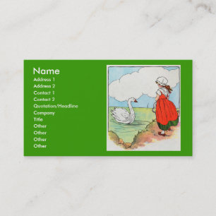 Carte De Visite Cygne, cygne, au-dessus de la mer.  Bain, cygne,