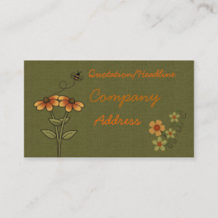 carte de visite d'abeille