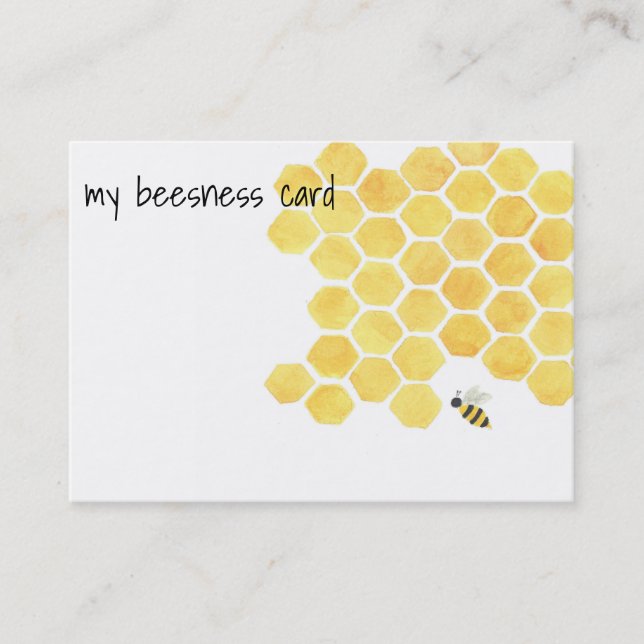 Carte de visite d'abeilles ! (Devant)