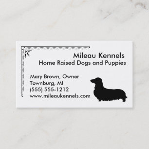 Carte De Visite Dachsund