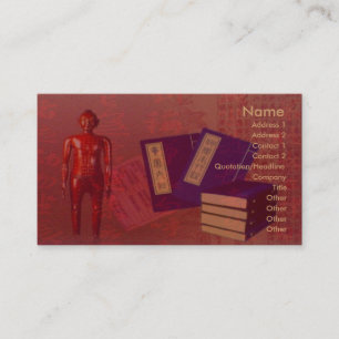 Carte de visite d'acuponcture