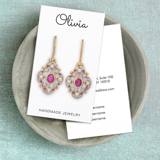 Carte de visite d'affichage de l'écoute de police  (Créateur téléchargé)