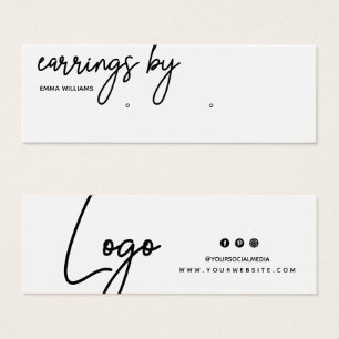 Carte de visite d'affichage de l'oreille