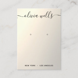 Carte de visite d'affichage du script de dégradé d