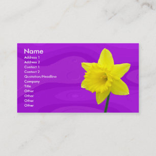 Carte De Visite Daffodill
