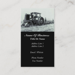 Carte de visite d'agriculture