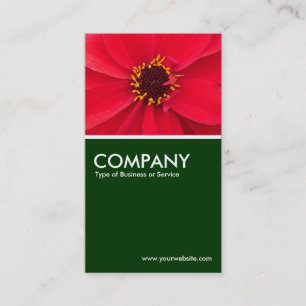 Carte De Visite Dahlia - Vert foncé