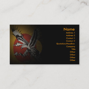 Carte de visite d'aigle