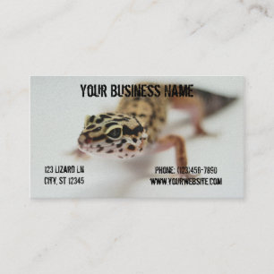 Carte de visite d'alimentation pour animaux