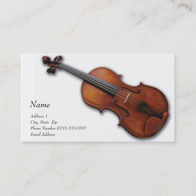 Carte de visite d'alto de violon pour le site de (Devant)