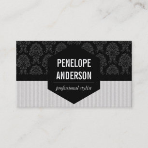 Carte De Visite Damas et rayures