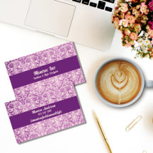 Damas rose violet