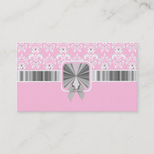Carte De Visite Damas roses et arc