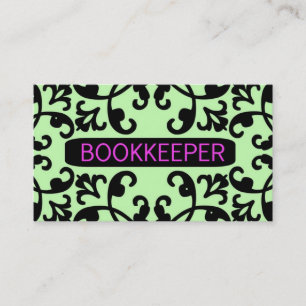 Carte de visite Damask du comptable