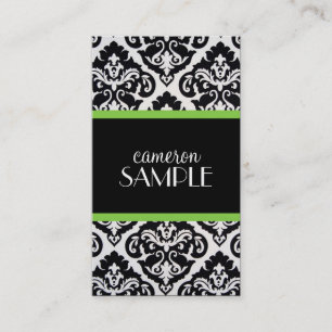 Carte De Visite Damassé