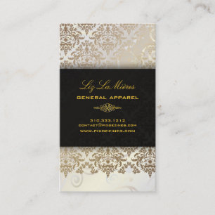 Carte De Visite Damassé de PixDezines Céline