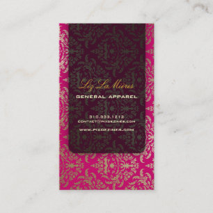 Carte De Visite Damassé de PixDezines Céline