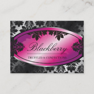 Carte De Visite damassé de truffe de 311-Sweet Blackberry