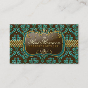 Carte De Visite damassé du macaron 311-Mint