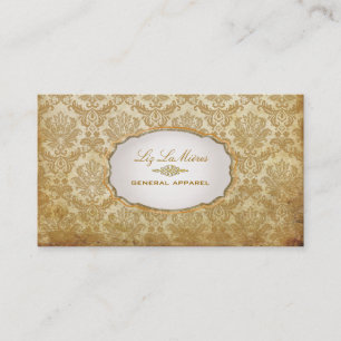 Carte De Visite Damassé vintage de piqué de PixDezines