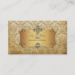 Carte De Visite Damassé vintage de piqué de PixDezines