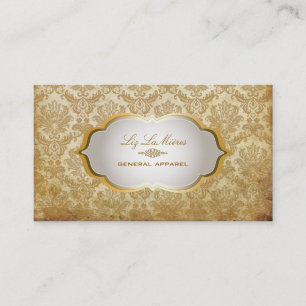 Carte De Visite Damassé vintage de piqué de PixDezines