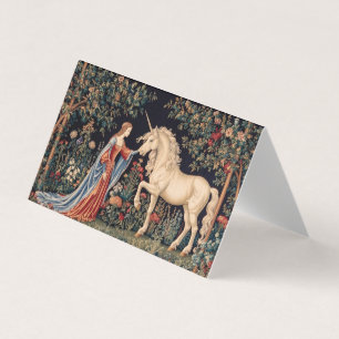 Carte De Visite Dame à la licorne