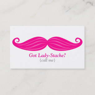Carte De Visite Dame-Stache Bizcard