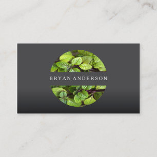Carte de visite d'aménagement paysager du jardin