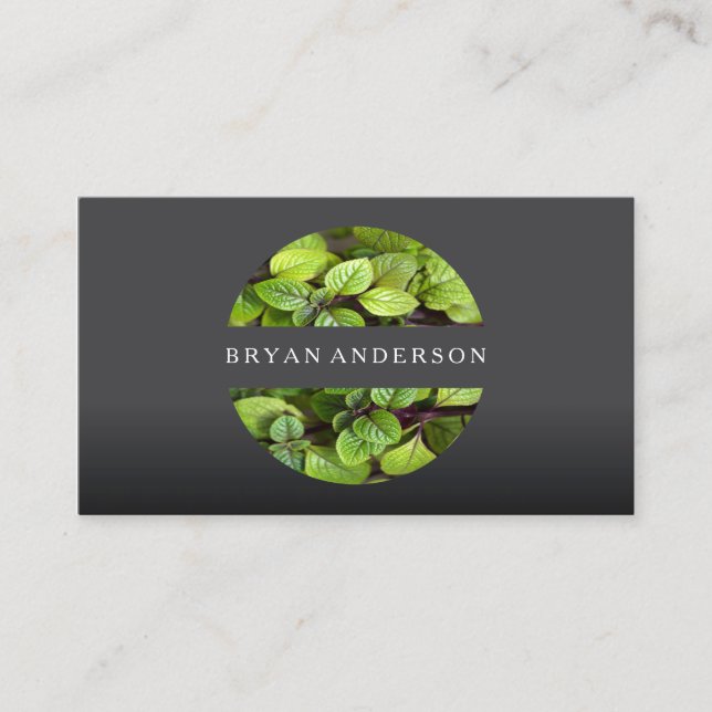 Carte de visite d'aménagement paysager du jardin (Devant)