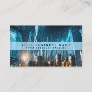 Carte de visite d'analyste financier